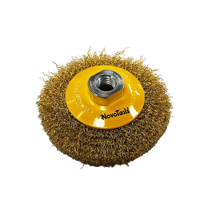 Ronde borstel staaldraad 100mm