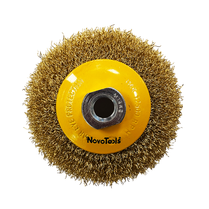 Ronde borstel staaldraad 100mm