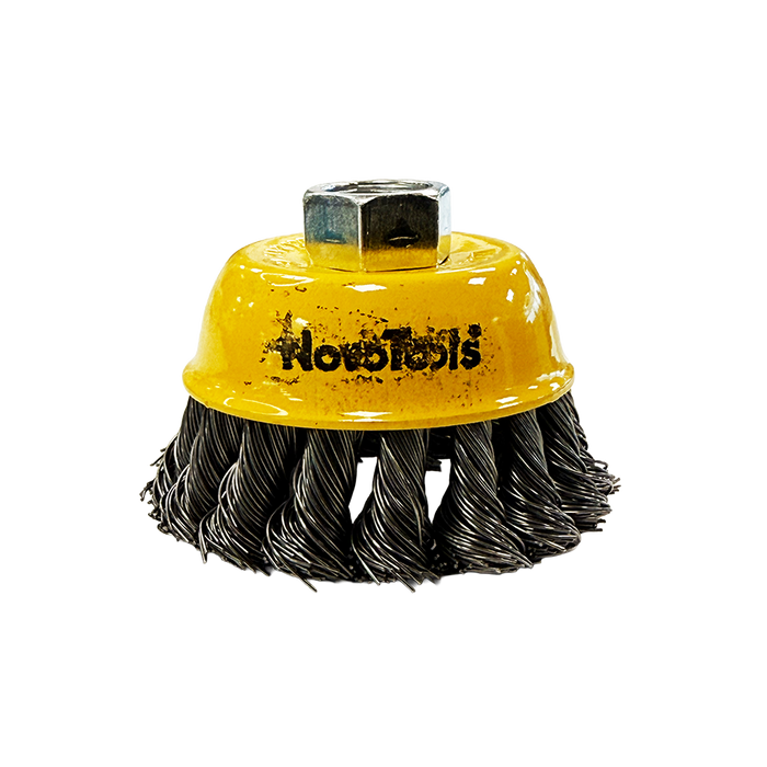 Komborstel / Staalborstel twist knotted 65mm